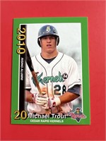 2010 Mike Trout Rookie Minor League Card