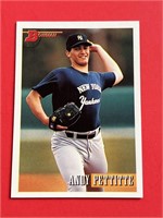 1993 Bowman Andy Pettitte Rookie Card