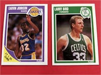 1989 Fleer Larry Bird & Magic Johnson Cards