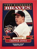 1993 Chipper Jones Rookie Prototype Minor Lg Card