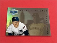 UD Mickey Mantle Then & Now Hologram Insert