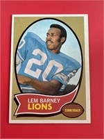 1970 Topps Lem Barney Rookie Card