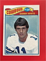 1977 Topps Danny White Rookie Card Cowboys