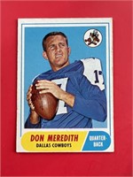 1968 Topps Don Meredith Card #25
