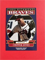 1993 Chipper Jones Rookie Minor League Card