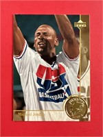 UD USA Michael Jordan Gold Medal Card