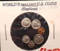 Worlds smallest US coins