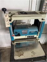 Makita Wood Planer with Rolling Cart