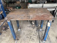 2 ft. x 4 ft. Rolling Metal Table