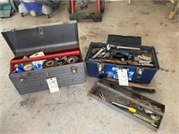 Welding w/ welding tools & plumbing toolbox