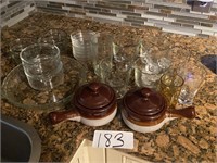 Cups, Glasses, Pie Pan, Prep Bowls, Soup Bowls