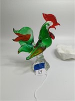 Blowen glass rooster