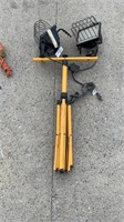 Double Electric Work Light - Pedestal’