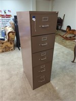 Metal filing cabinet