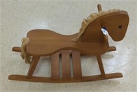 Tell me they had horses toy wooden horse