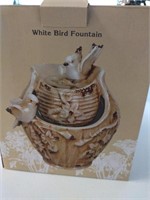 White bird fountain