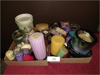 Large Assortment Of Candles & Wax Warmers