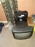 Paper Shredder & Small TV
