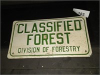Classified Forest Sign