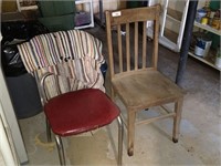 (2) Chairs w/ Rag Rugs
