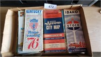 Assorted Vintage Road Maps