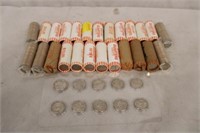 25 rolls uncirrculated State Quarters;