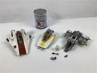 A-Wing et partie de vaisseaux LEGO Star Wars
