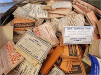 Apothecary labels
