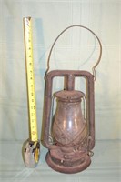 Old rusty oil lantern, as is