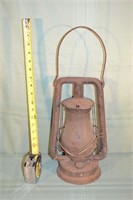 Old rusty oil lantern, as is