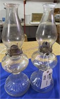 2X OLD OIL LAMPS SEE PHOTOS