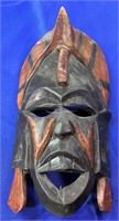 MASK  10" X 5" H-CARVED AFRICAN SEE PHOTOS