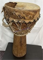 AFRICAN DRUM 25" X 12" X 14" SEE PHOTOS