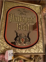 HUDEPOHL Glass Beer Sign