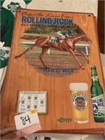 ROLLING ROCK SIGN