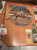 ROLLING ROCK SIGN