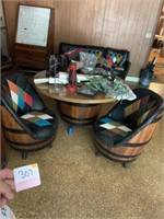 3 Barrow Chairs & Table ONLY