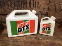 2 x Original Castrol Containers