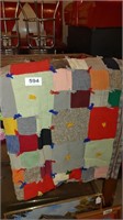 hand made tied quilt
