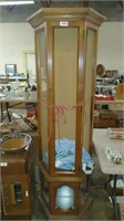 tall thin curio cabinet