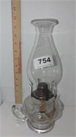 Oil lamp with handle