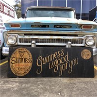 Large Guiness Timber Bar Sign
