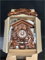 Fantastic Swiss Vintage Cuckoo Clock, In Orig Box