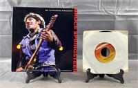 Bruce Springsteen Biography Book & 45 Record