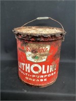 Sinclair 5 Gallon Litholine Grease Can
