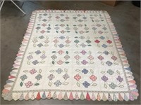 Circa 1940’s Hand Mad Quilt,89” by 70”