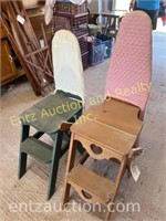 2 Wooden Ironing Boards