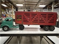 Vintage Structo Cattle Farms Semi Truck with Lives