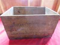 Antique American Cyanamid Co Explosives Box