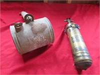 Antique Fly Sprayer, Pyrene Fire Extinguisher